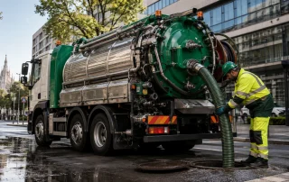 Autospurgo combinato Ideal-Jet per svuotamento e calcolo costo spurgo pozzi neri a Milano